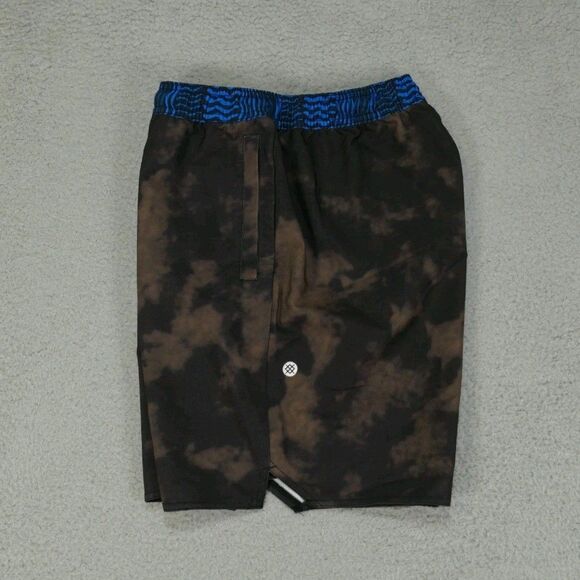 Stance Complex Hybrid Shorts Mens Medium Brown Tie-dye Performance - Picture 3 of 16